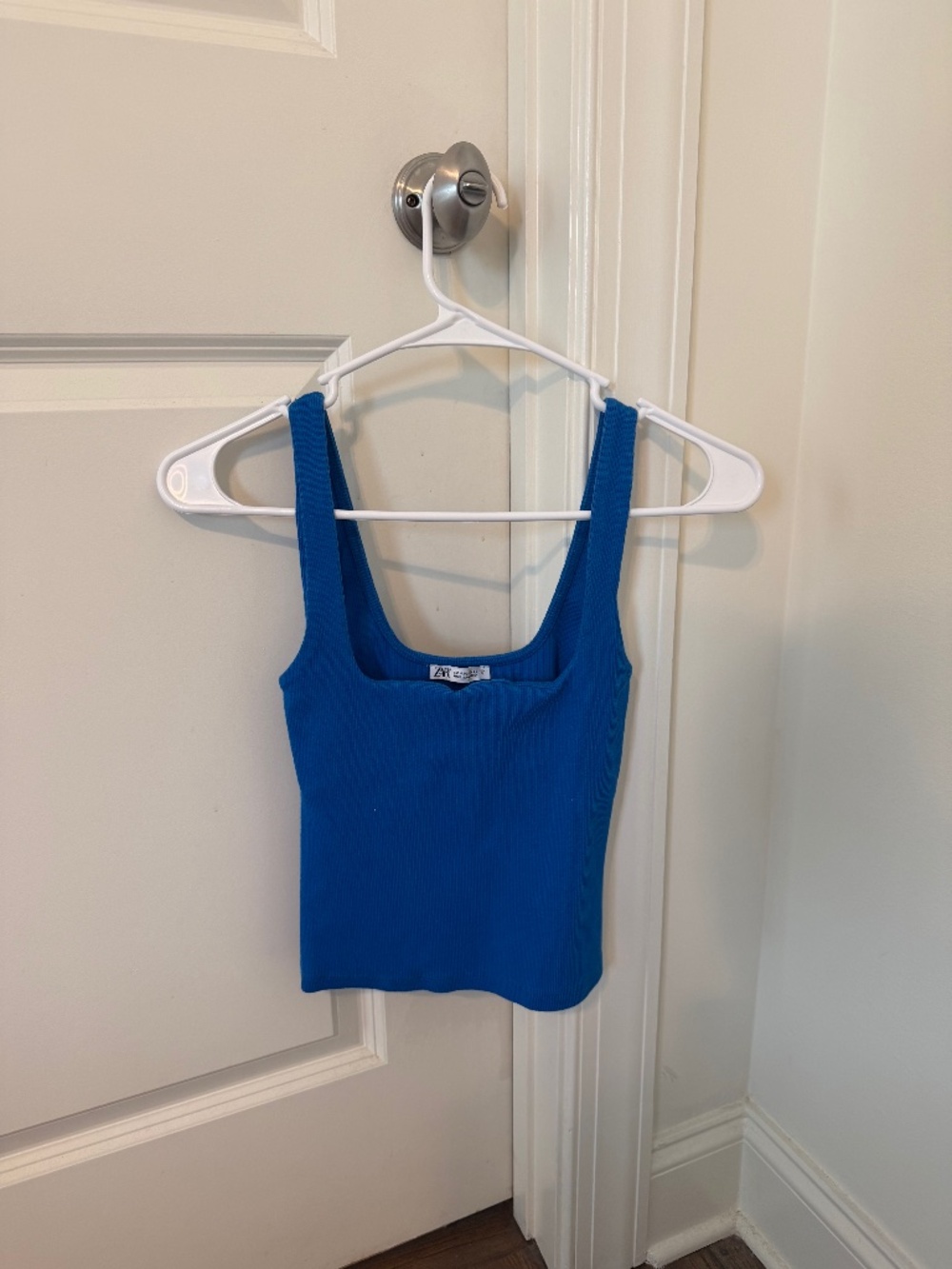 Zara blue top